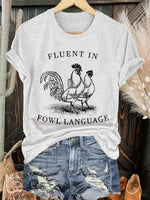 Chicken Print T-shirt