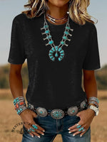 Vintage Art Print Classic Short-sleeved T-shirt