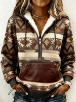 Vintage Western Art Print Casual Top