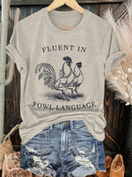 Chicken Print T-shirt