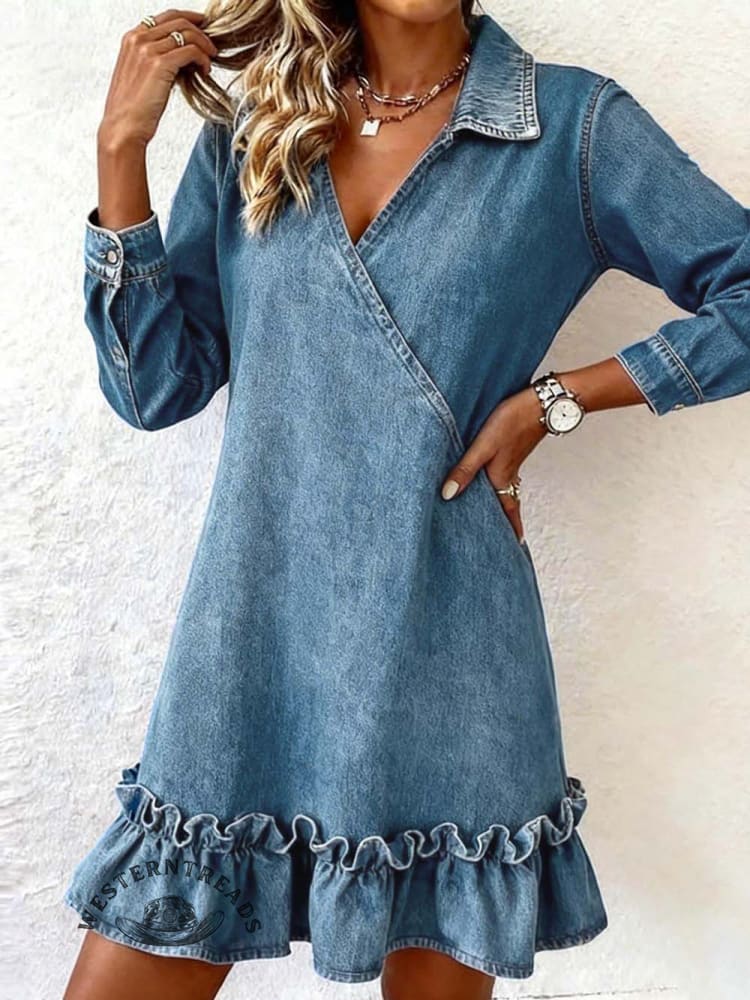 Women's Vintage Pocket Dress