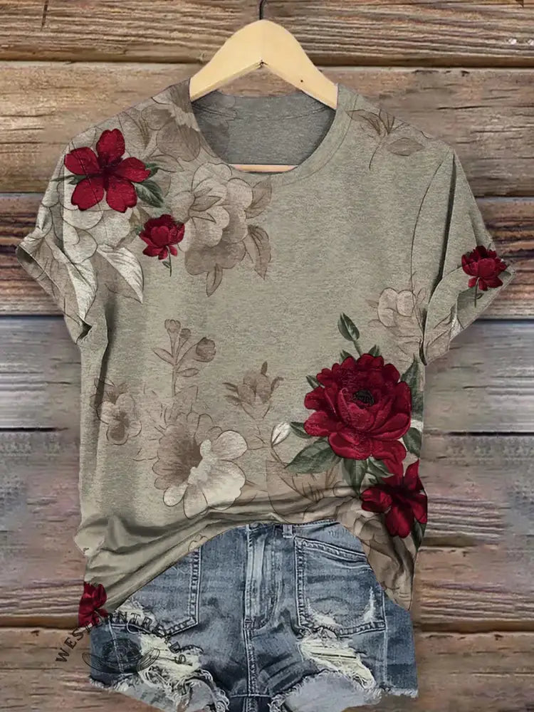 Retro Flower T-shirt