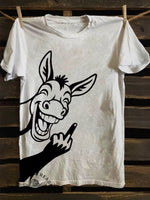 Donkey Print T-shirt