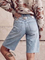 Women's Casual Raw-hem Jeans