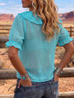 Vintage Art Comfortable Summer Fabrics Casual Shirt