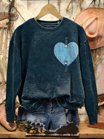 Vintage Art Print Sweatshirt