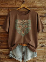 Retro Western Art Print T-shirt