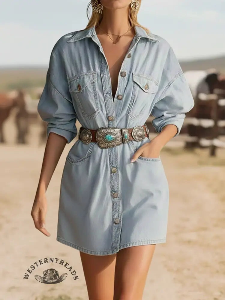 Women's Western-style Cotton Dress