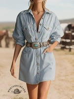 Women's Western-style Cotton Dress