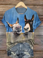 Vintage Funny Donkey T-shirt