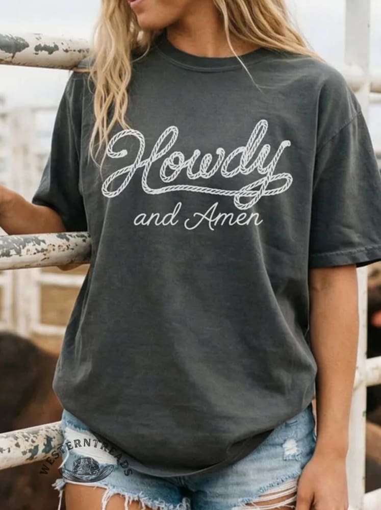 Christian Cowgirl Shirt Western Faith Graphic Tee Country Western Tshirt