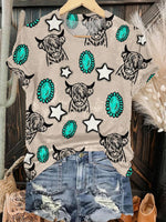 Cattle Print T-shirt