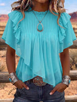 Vintage Art Comfortable Summer Fabrics Casual Shirt
