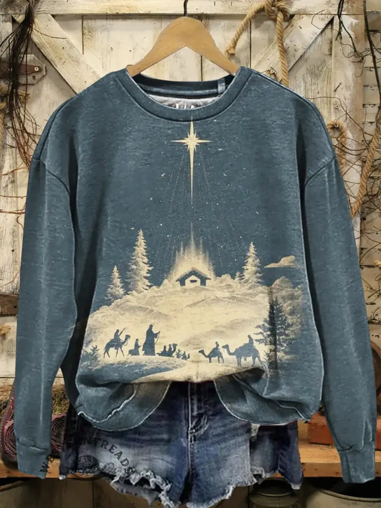 Christianity Art Print Casual Sweatshirt