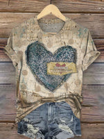 Vintage Valentine's Day Art Print T-shirt