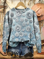 Vintage Art Print Sweatshirt