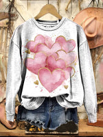 Vintage Heart Art Print Sweatshirt