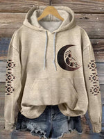 Aztec Print Casual Hoodie Sweatshirt