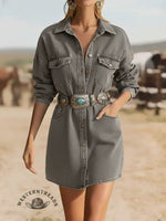 Women's Western-style Cotton Dress