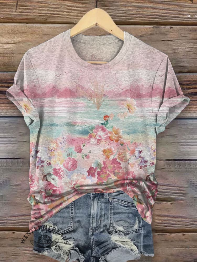 Vintage Art Print T-shirt