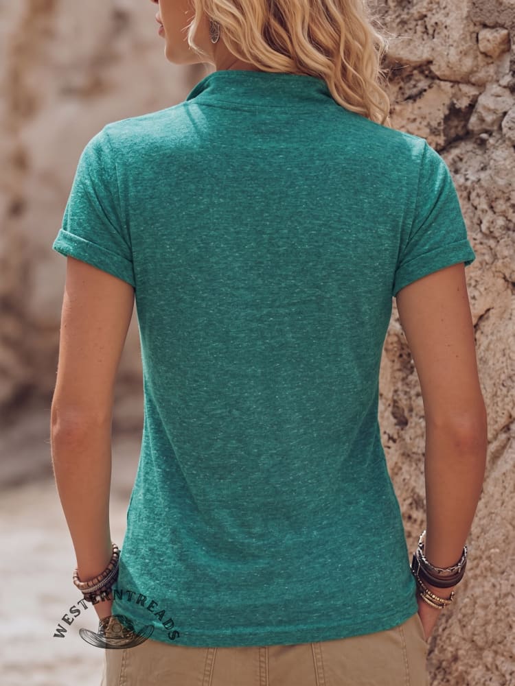 Women's Short Sleeved Summer Top