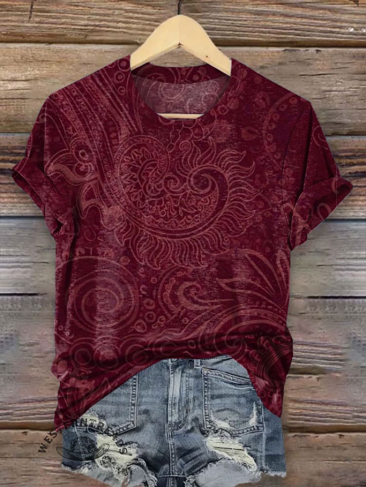 Vintage Art Print T-shirt