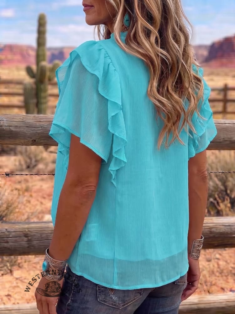 Vintage Art Comfortable Summer Fabrics Casual Shirt