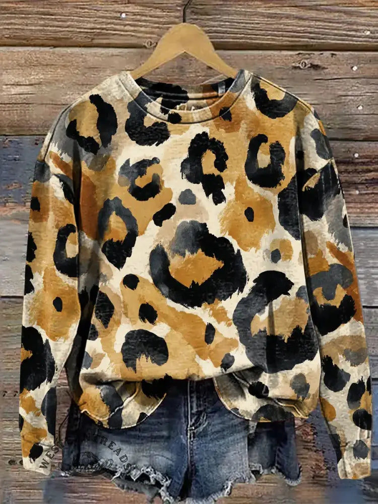 Vintage Art Print Sweatshirt