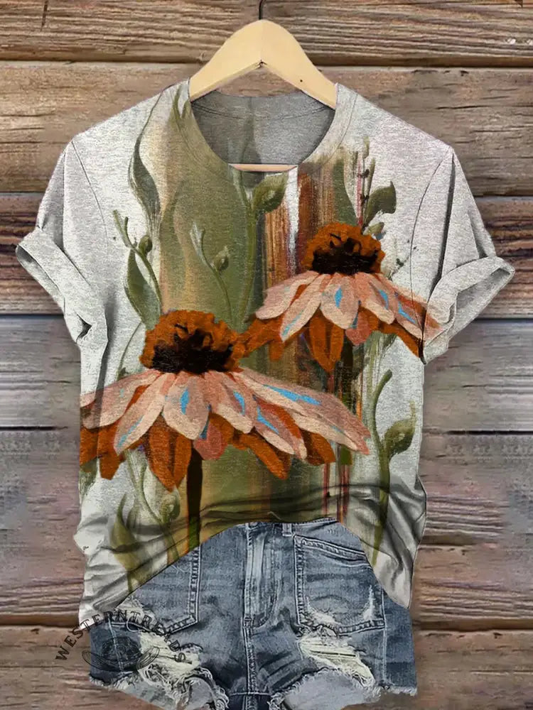 Retro Flower T-shirt