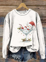 Christmas snowman Casual Cotton Sweatshirt