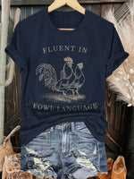 Chicken Print T-shirt