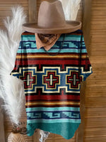 Vintage Western Art Print T-shirt