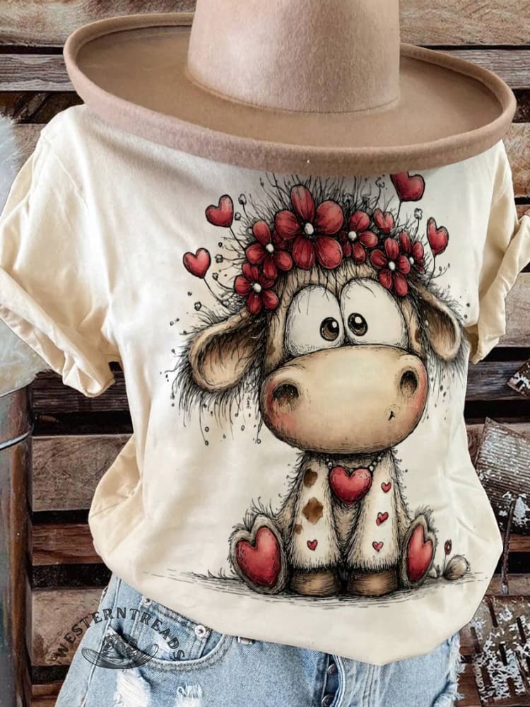 Cattle Print T-shirt
