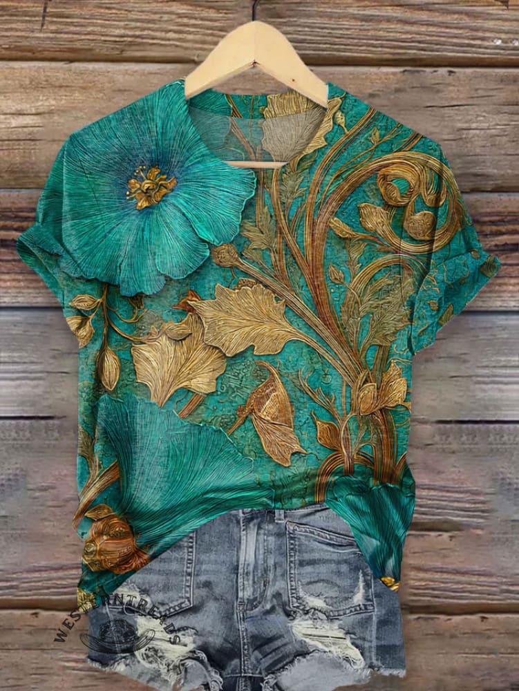 Vintage Art Print T-shirt
