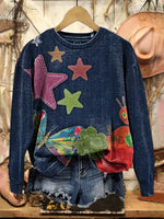 Vintage Art Print Sweatshirt