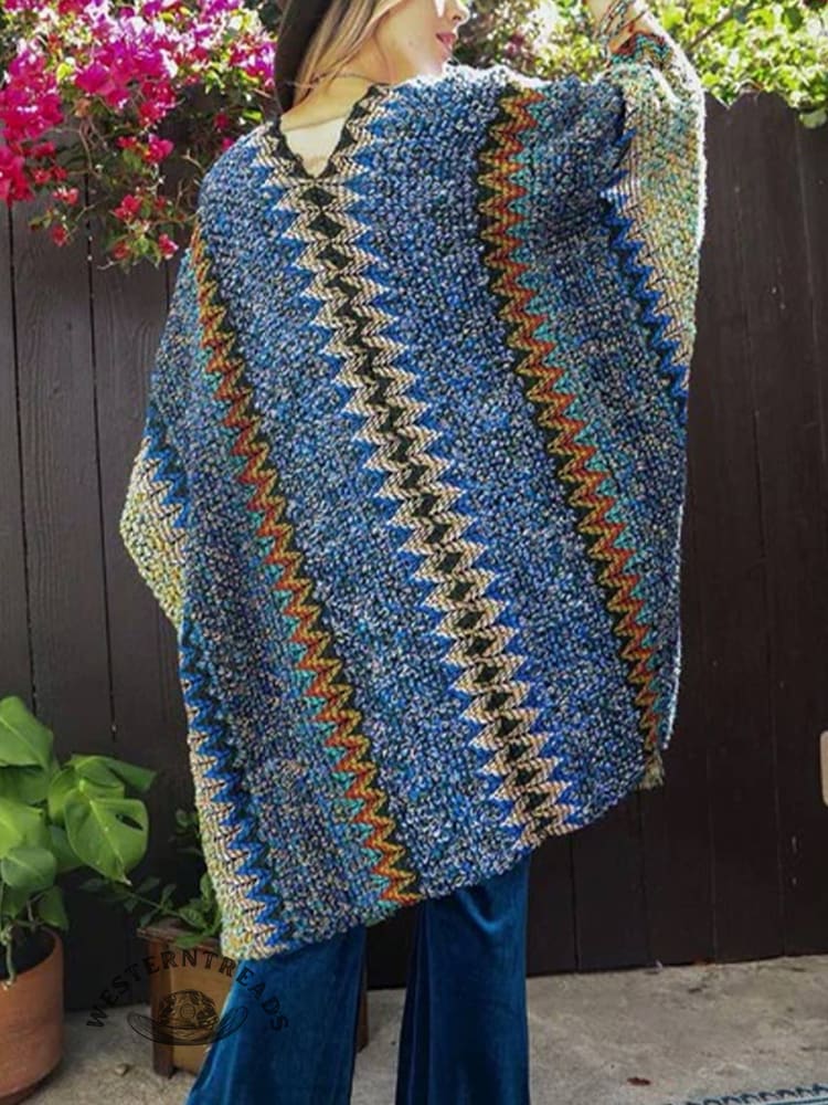Bailey Blanket Tassel Poncho
