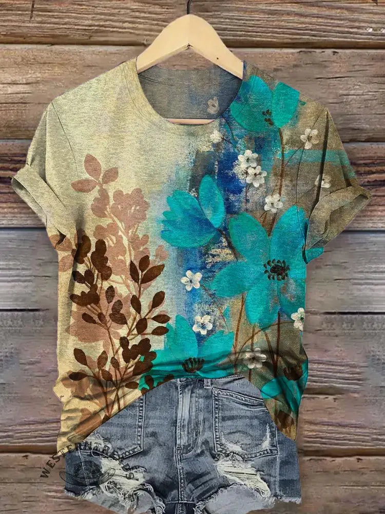 Retro Flower T-shirt