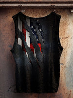 Women's Vintage Independence Day Print Casual Tank Top