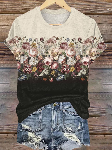 Floral Print T-shirt