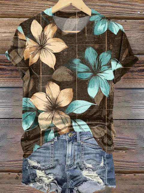 Flower PrintT-shirt