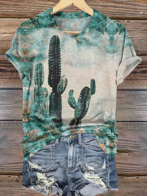 Cactus Print T-shirt