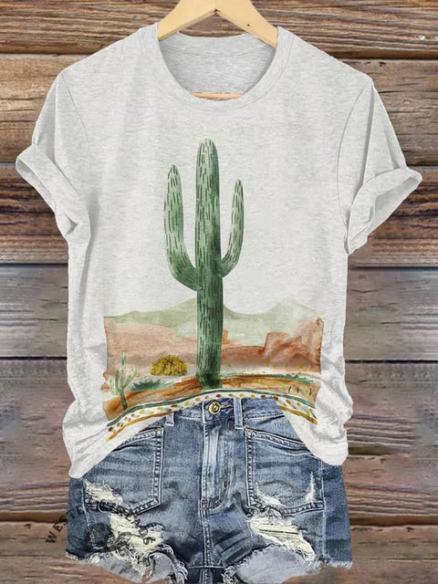 Cactus Art Print T-shirt