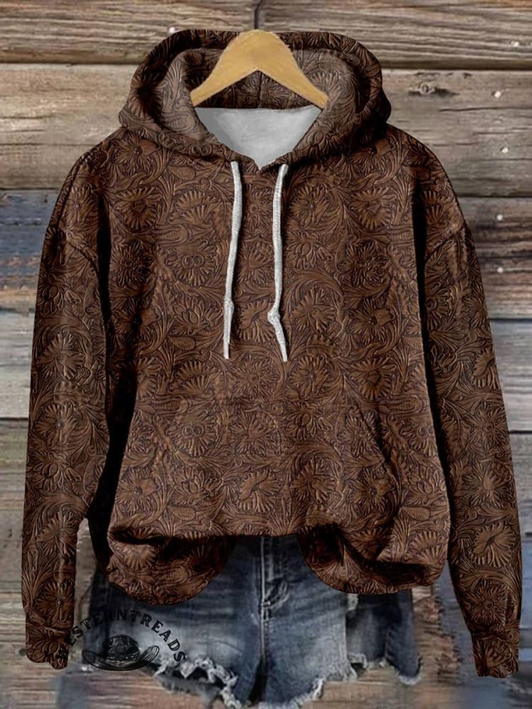 🔥Limited Time Discount🔥Classic West Print Leather Texture Patterns T-shirt