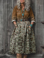 Women's Classic West Print Dress