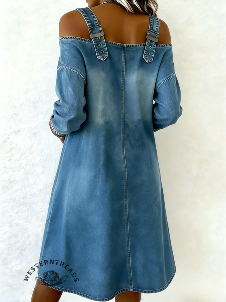 Women's Casual Denim Dress