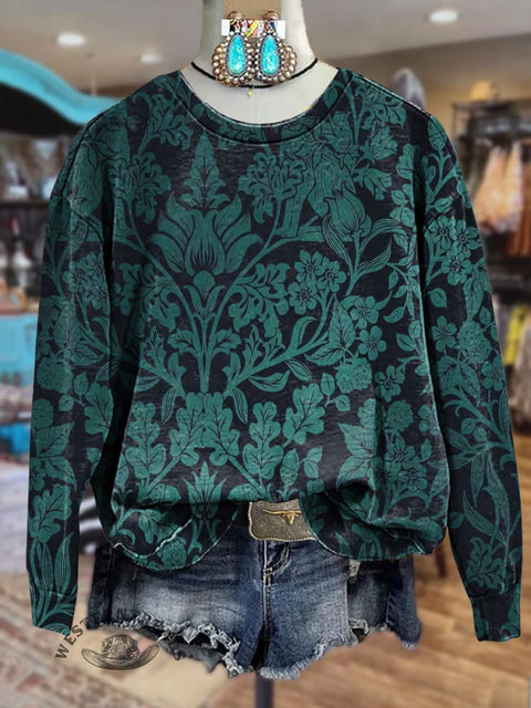 Retro Patterns Pattern Prints Sweatshirts