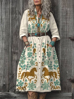 Women's Classic West Print Dress