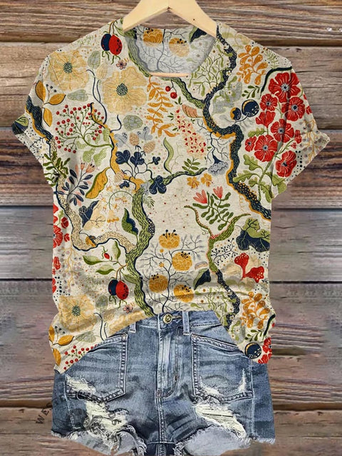 Floral Print T-shirt