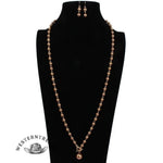 Elegant Pearl Necklace Earring Set