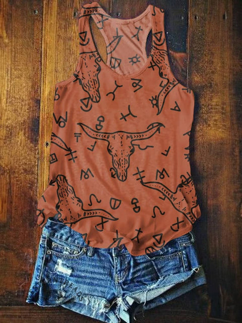 Women's Cattle Brands Tank Top